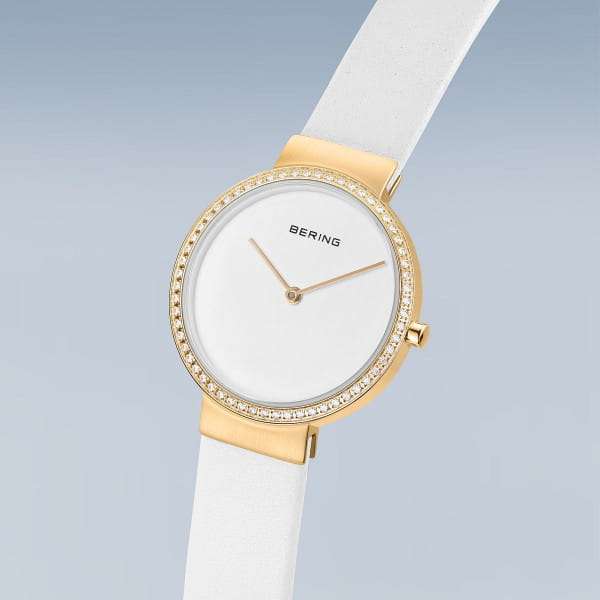 Bering Classic White and Gold Classic Quartz Women's Watch | 14531-630