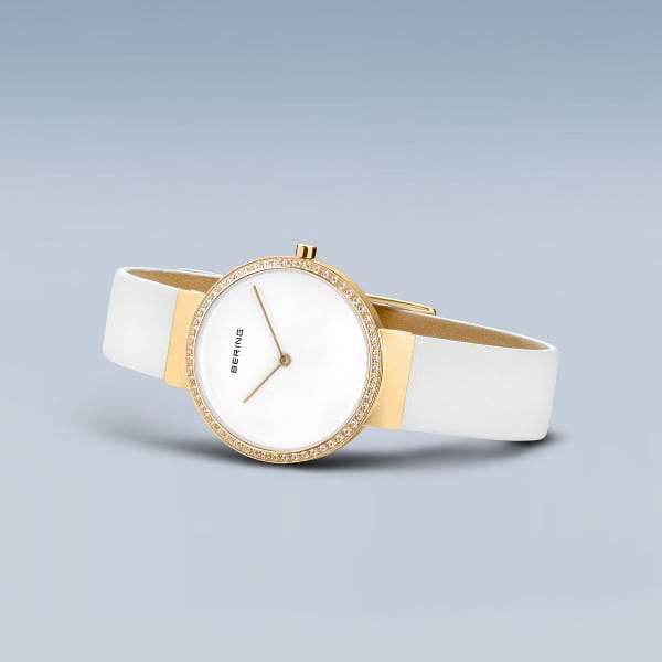 Bering Classic White and Gold Classic Quartz Women's Watch | 14531-630