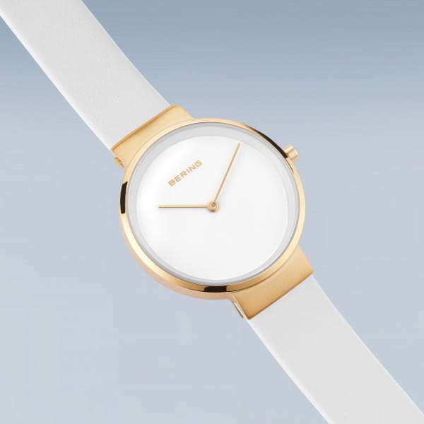 Bering Classic White and Gold Classic Quartz Women's Watch | 14531-634