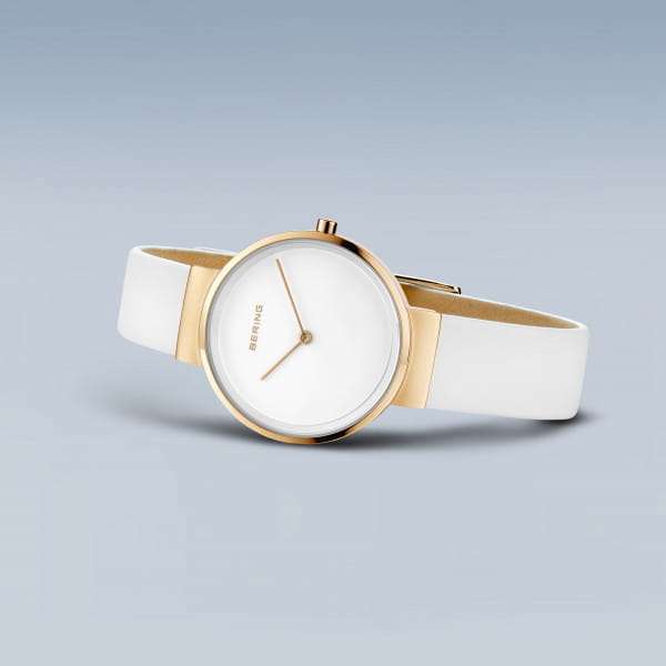 Bering Classic White and Gold Classic Quartz Women's Watch | 14531-634