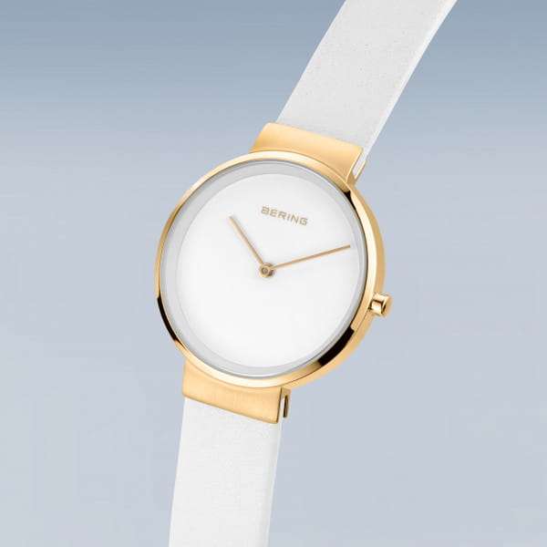 Bering Classic White and Gold Classic Quartz Women's Watch | 14531-634