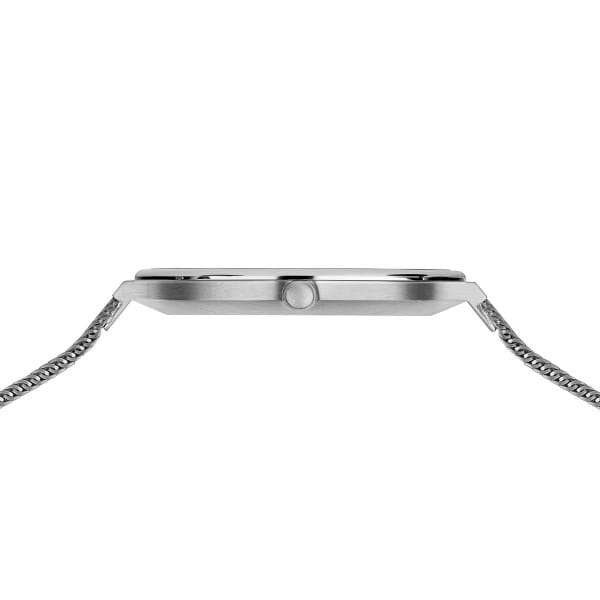 Bering Ultra Slim Polished/brushed Silver Women's Mesh Watch | 18434-000