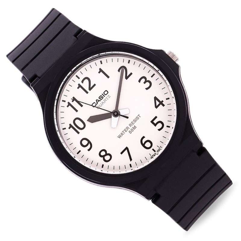 Casio Black and White Resin Unisex Watch | MW-240-7BVDF