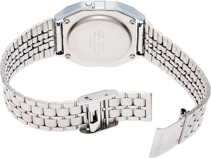 Casio Retro Digital Silver Stainless Steel Men's Watch | A159W-N1DF