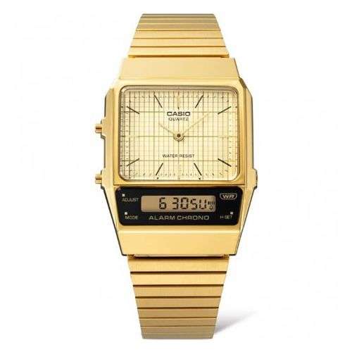Casio Gold Retro Unisex Watch | AQ-800EG-9ADF