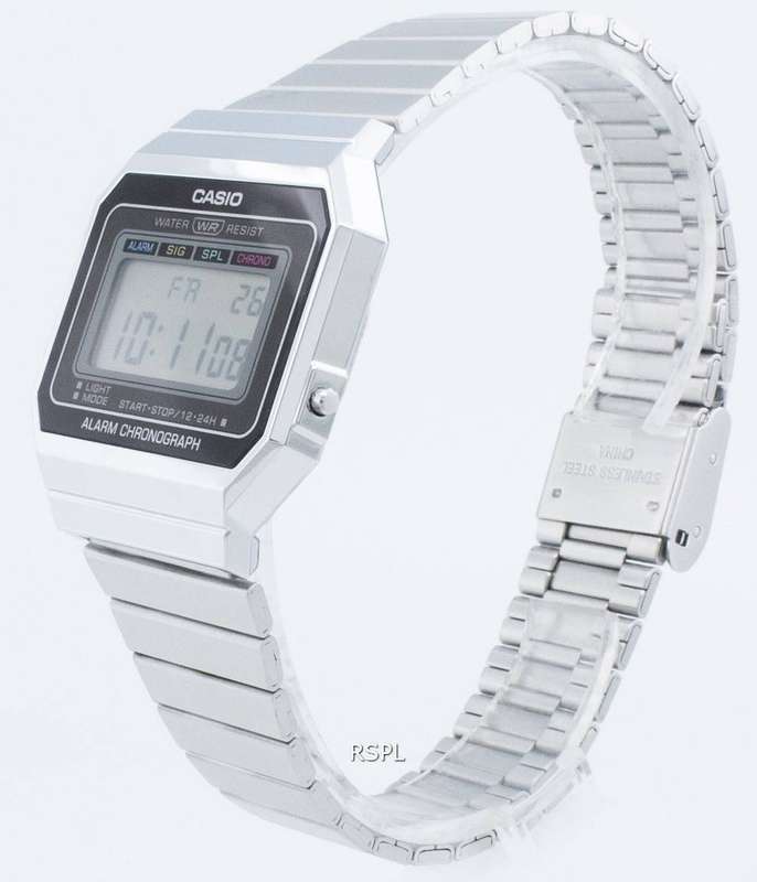 CASIO Retro Water Resistant Unisex Watch | A700W-1ADF