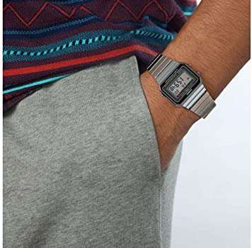 CASIO Retro Water Resistant Unisex Watch | A700W-1ADF