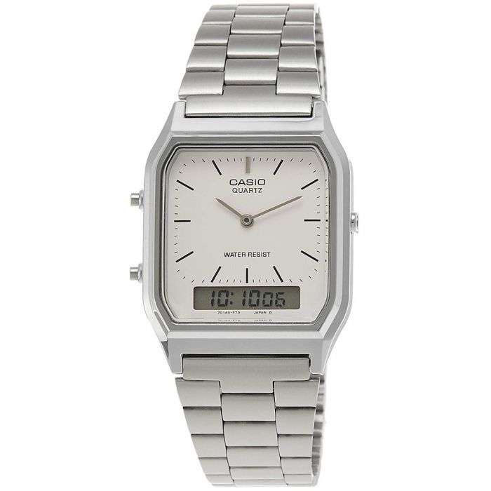 CASIO Vintage Analogue Digital Men's Watch - AQ230GA-9D - Gold