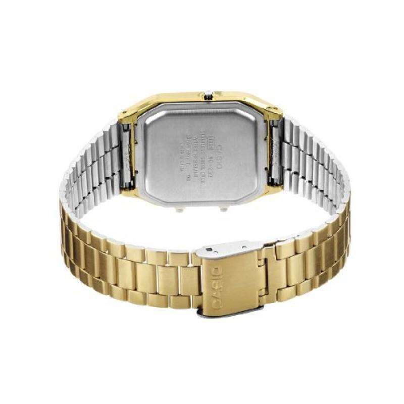 CASIO Vintage Analogue Digital Men's Watch - AQ230GA-9D - Gold
