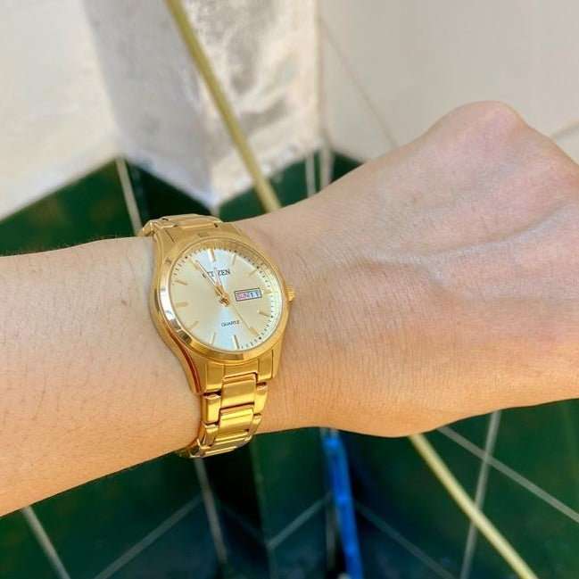 Citizen Quartz Gold Stainless Steel Women's Watch | EQ0593-85P