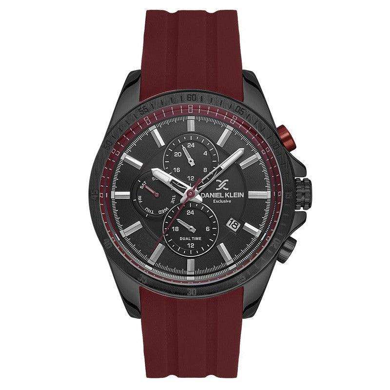 Daniel Klein Exclusive Black Dial Multifunction Men's Watch | DK113533-5