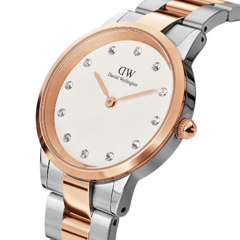 Daniel Wellington Iconic Link Lumine Rose Gold Women's Watch | DW00100359