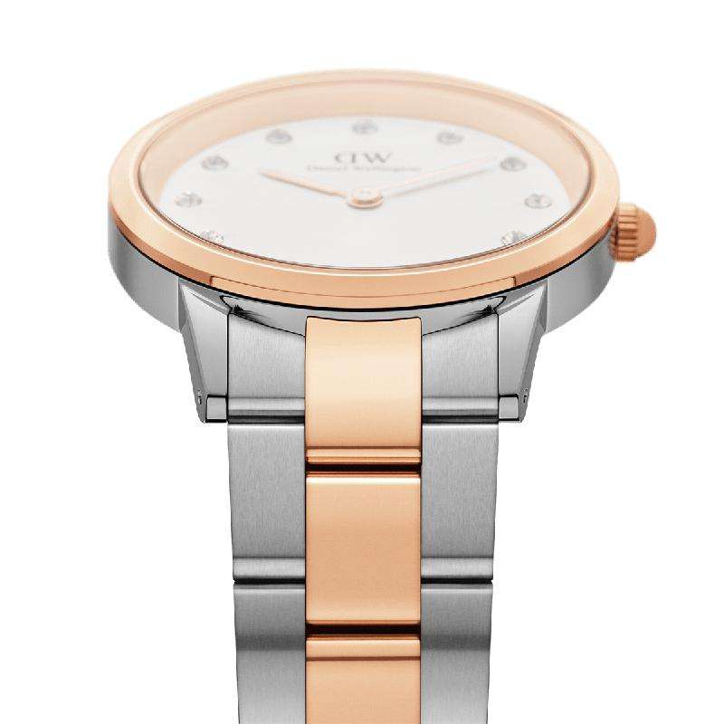Daniel Wellington Iconic Link Lumine Rose Gold Women's Watch | DW00100359