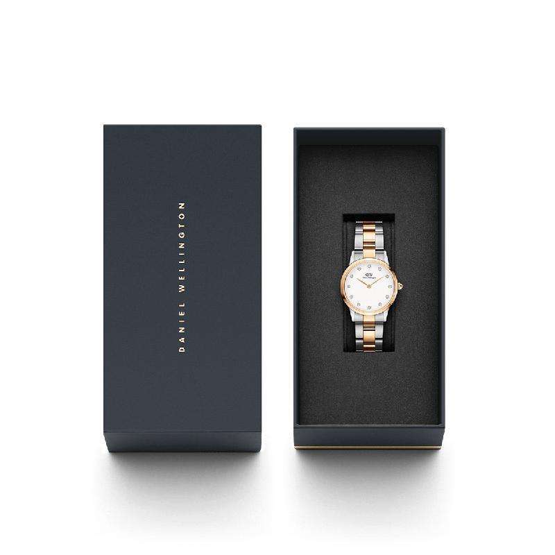 Daniel Wellington Iconic Link Lumine Rose Gold Women's Watch | DW00100359