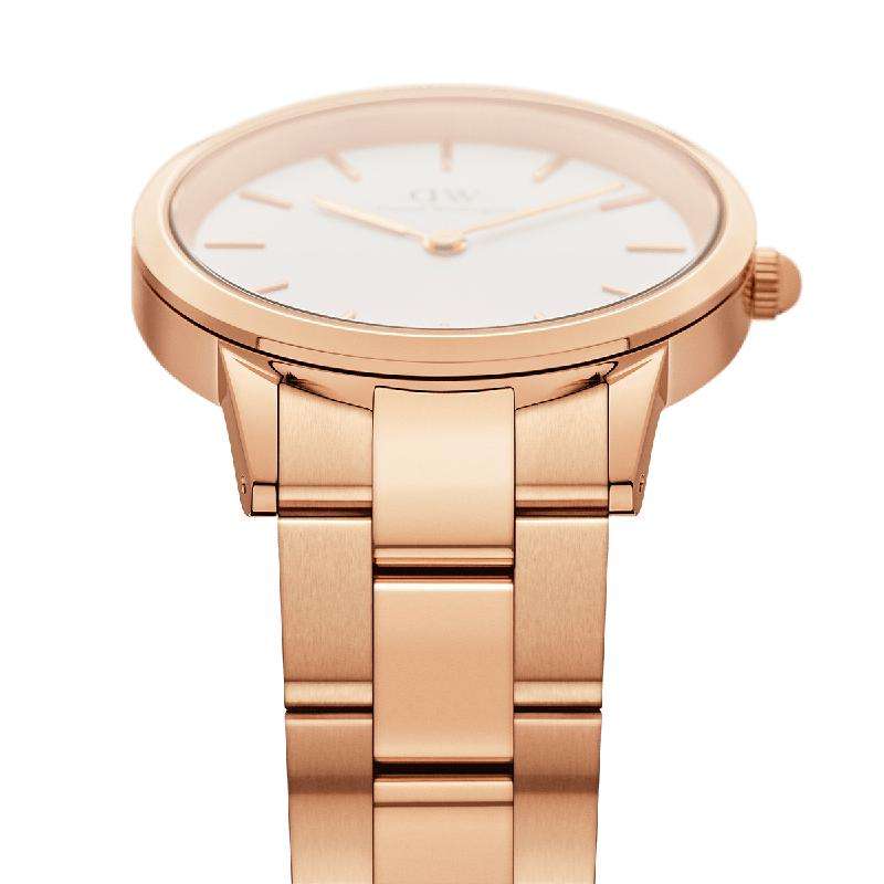 Daniel Wellington Iconic Link Rose Gold Women's Watch | DW00100209