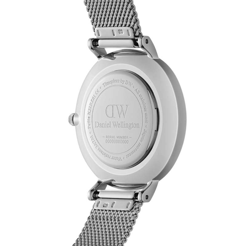 Daniel Wellington Petite Sterling Silver Women's Mesh Dress Watch | DW00100220