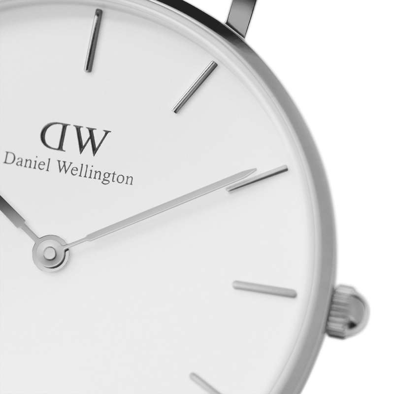 Daniel Wellington Petite Sterling Silver Women's Mesh Dress Watch | DW00100220