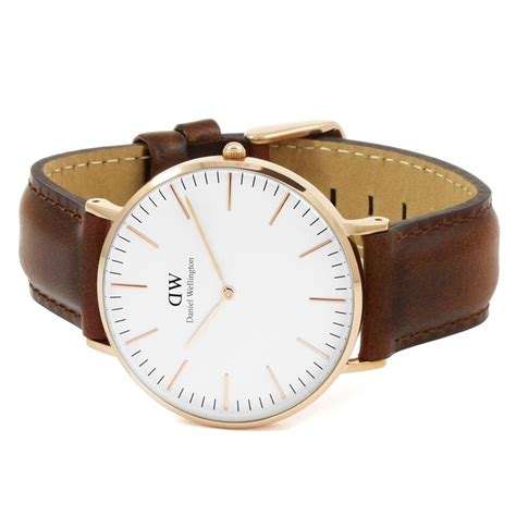 Daniel Wellington St Mawes Rose Gold Classic Watch 40mm