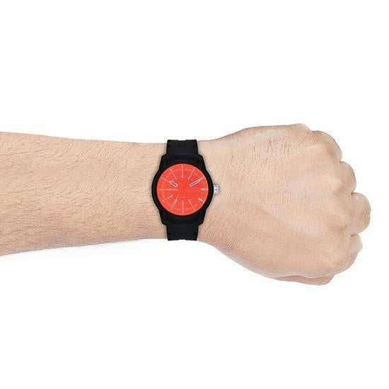 Diesel Armbar Silicone Black Dial Men's Watch | DZ1819