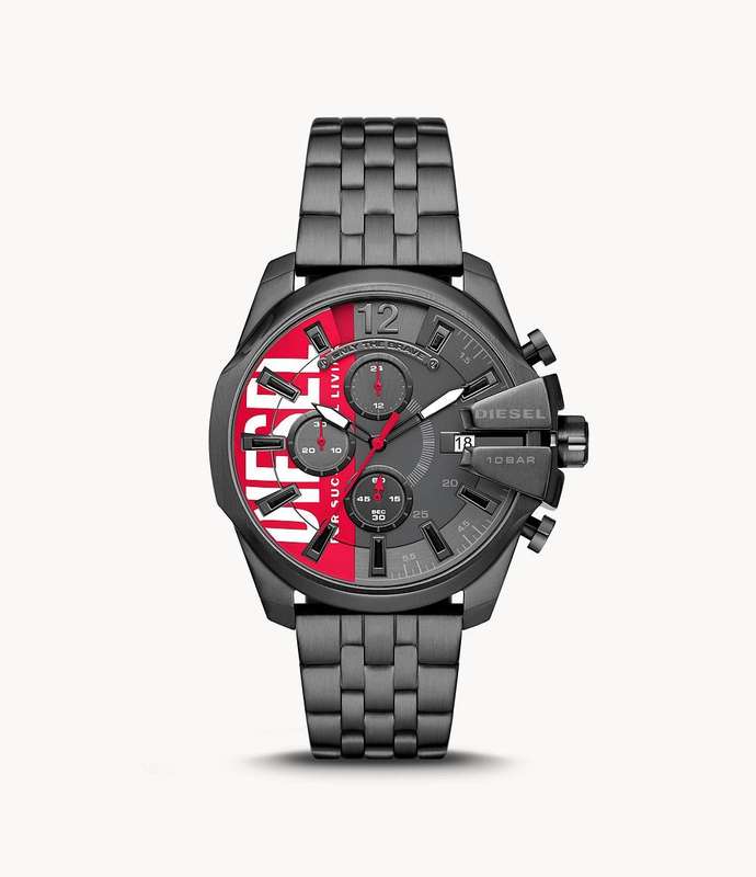 Diesel Baby Chief Chronograph Gunmetal-Tone Men's Watch | DZ4600