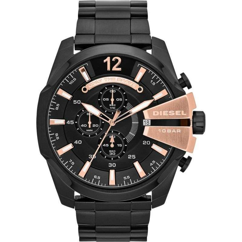 Diesel Chronograph Black Dial Men's Watch | DZ4309