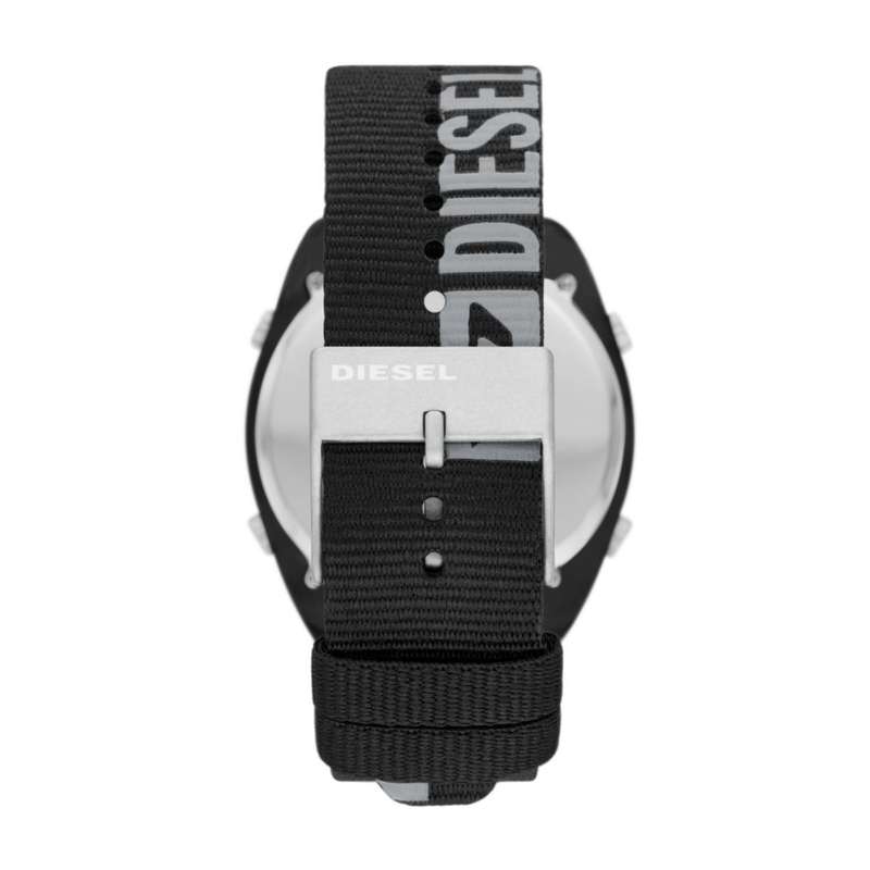 Diesel Crusher Digital Black Fabric Men's Watch - DZ1984