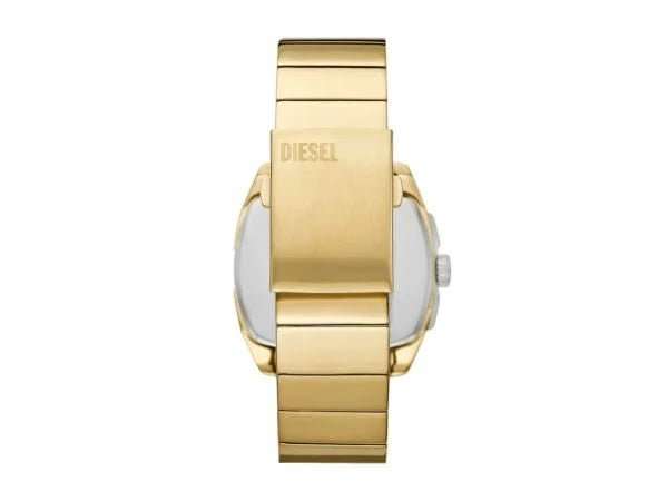 Diesel D.V.A Three-Hand Gold-Tone Stainless Steel Men's Watch | DZ2154