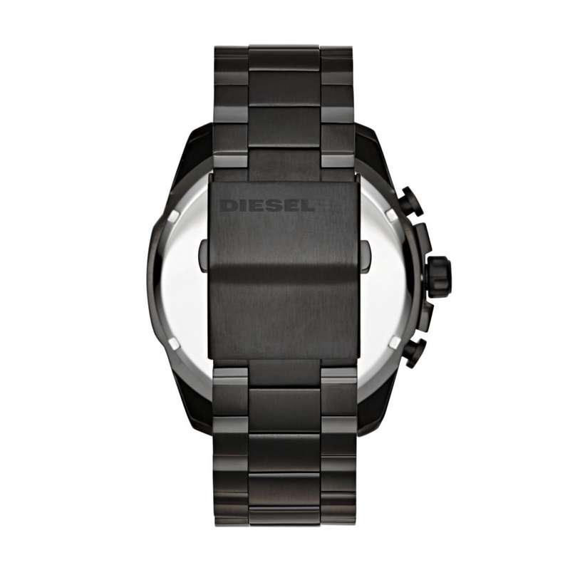 Diesel Mega Chief Black Round Stainless Steel Men's Watch | DZ4318