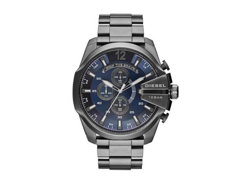 Diesel Mega Chief Gunmetal Round Men's Watch - DZ4329