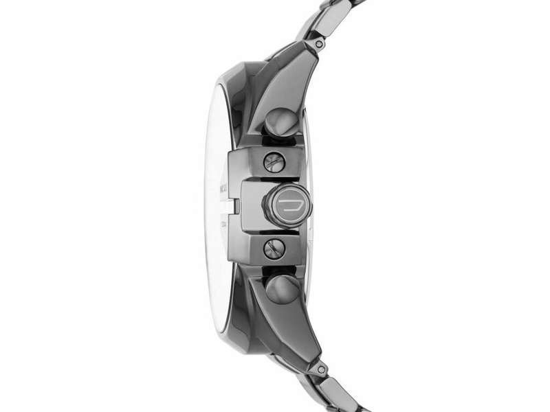 Diesel Mega Chief Gunmetal Round Men's Watch - DZ4329