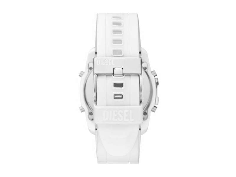 Diesel Men's Master Chief Digital, White Silicone Men's Watch | DZ2157