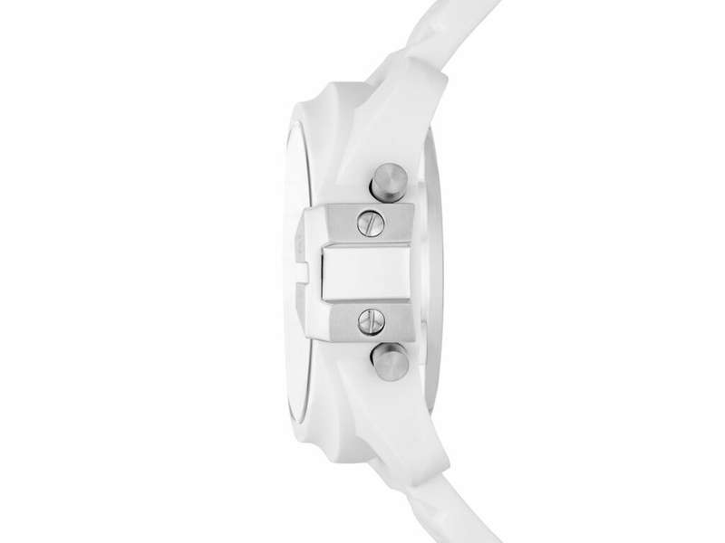 Diesel Men's Master Chief Digital, White Silicone Men's Watch | DZ2157