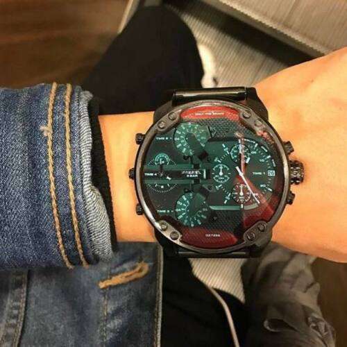 Diesel Mr. Daddy 2.0 Chronograph Black Stainless Steel Men's Watch | DZ7395