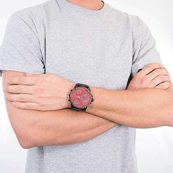 Diesel Mr. Daddy 2.0 Chronograph Black Stainless Steel Men's Watch | DZ7395