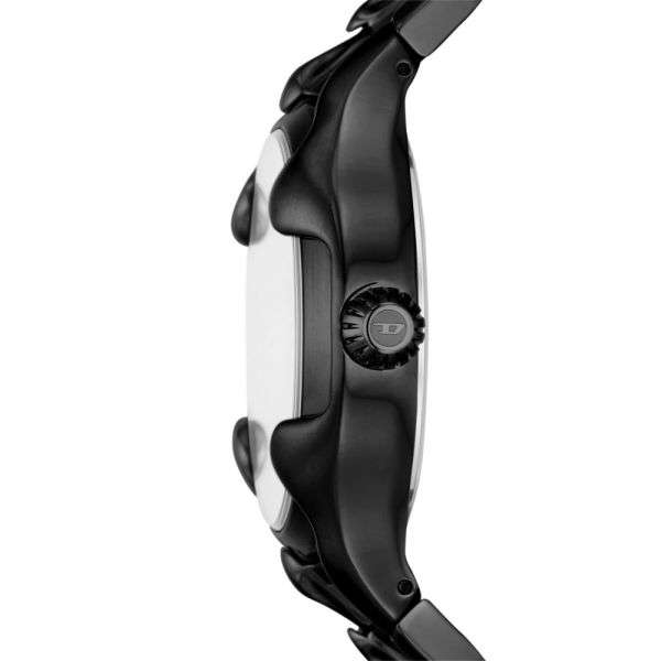 Diesel Vert Three-Hand Date, Black Stainless Steel Men's Watch | DZ2187