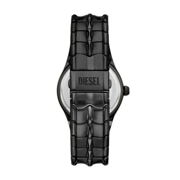 Diesel Vert Three-Hand Date, Black Stainless Steel Men's Watch | DZ2187