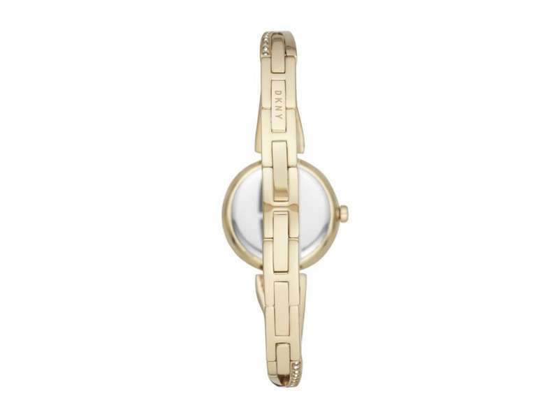DKNY Crosswalk Gold Round Stainless Steel Women's Watch | NY2830