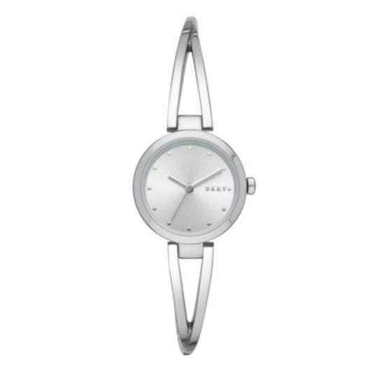 DKNY Crosswalk Silver Round Stainless Steel Woman's Watch | NY2789