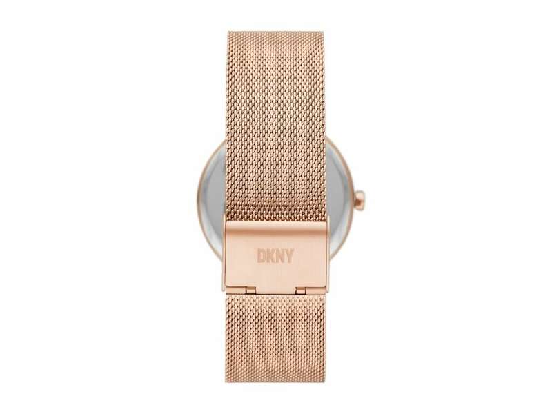 DKNY Downtown D Three-Hand Rose Gold-Tone Stainless Steel Women's Watch | NY6625