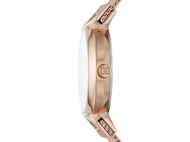 DKNY Downtown D Three-Hand Rose Gold-Tone Stainless Steel Women's Watch | NY6625