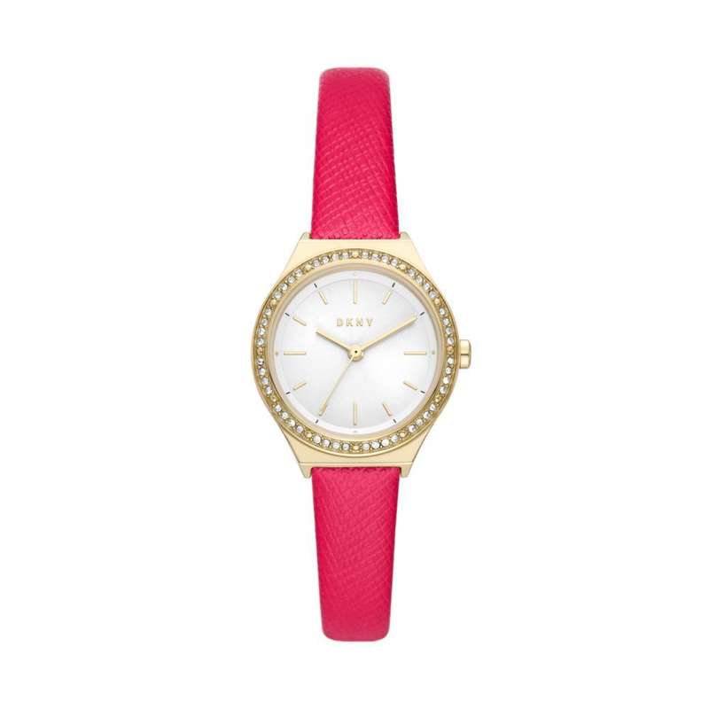 DKNY Parsons Three-Hand, Gold-Tone Stainless Steel Women's Watch | NY6611