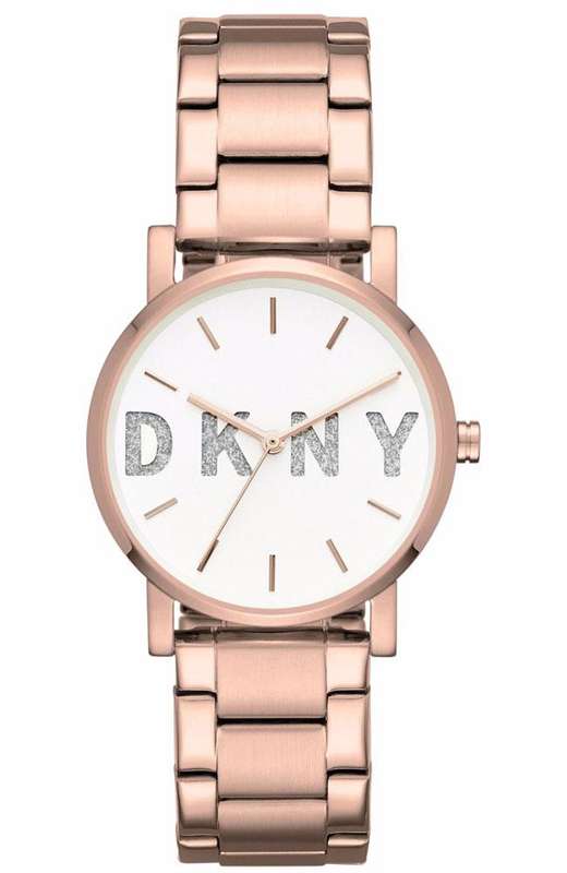 DKNY Soho Rose Gold Stainless Steel Bracelet Women's Watch | NY2654