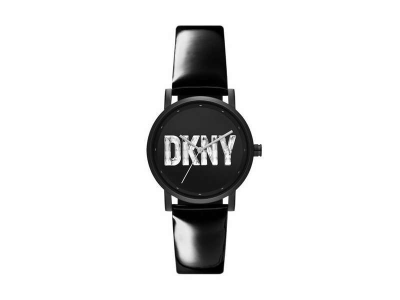 DKNY Soho Three-Hand, Black-Tone Alloy Women's Watch | NY6635