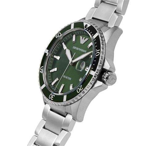 Emporio Armani Diver Three-Hand Stainless Steel Men's Watch | AR11338