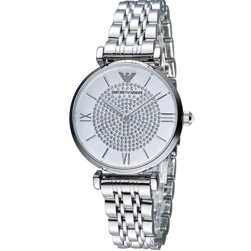 Emporio Armani Gianni T-Bar Silver Women's Dress Watch | AR1925