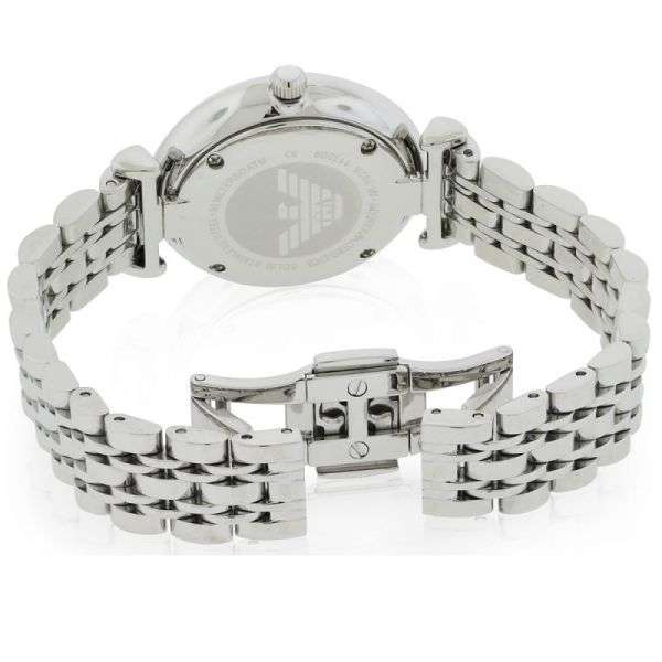 Emporio Armani Gianni T-Bar Silver Women's Dress Watch | AR1925