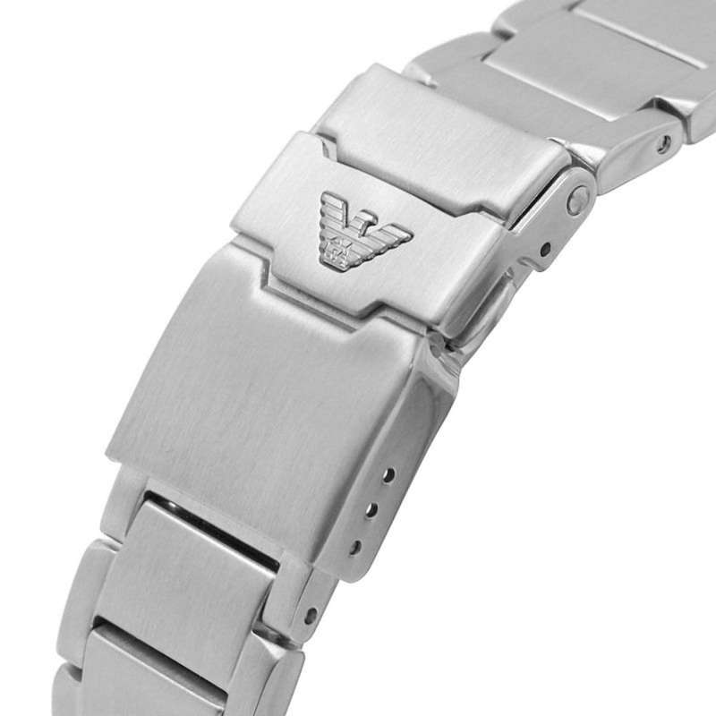 Emporio Armani Green Dial Silver Stainless Steel Strap Men's Watch | AR11500
