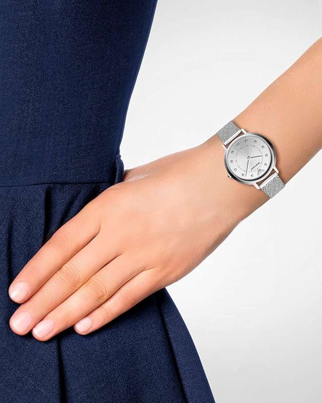 Emporio Armani Kappa Rose Gold Round Leather Women's Watch | AR2510