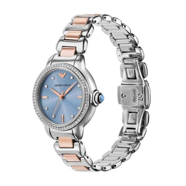 Emporio Armani Three-Hand Two-Tone Stainless Steel Woman's Watch | AR11597