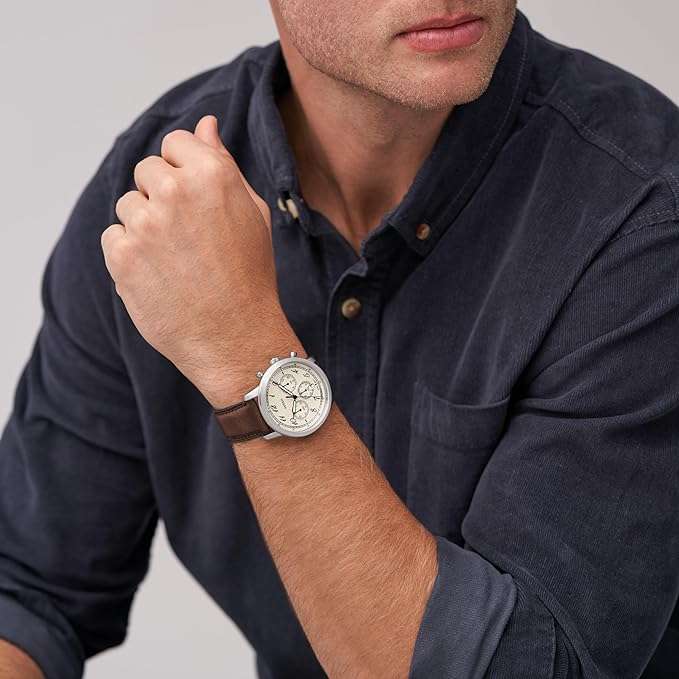 Fossil Arabic Chronograph Stainless Steel Men's Watch | FS6022